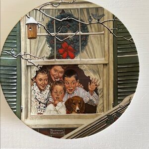 Norman Rockwell Decorative Plate - Surprises for all